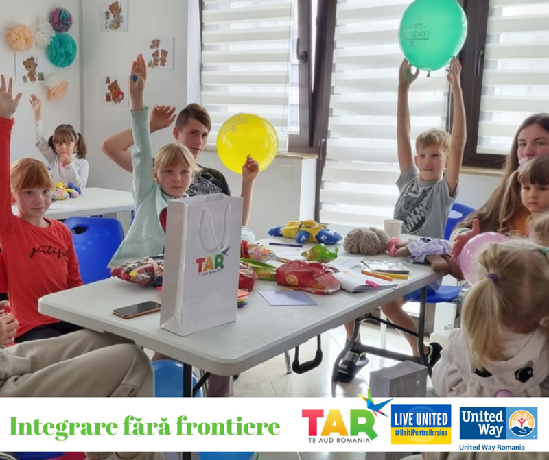 Fundația Te Aud România sprijină prin integrare socială în comunitate 200 de copii refugiați ucrainieni de pe teritoriul județului Suceava cu ajutorul United Way România